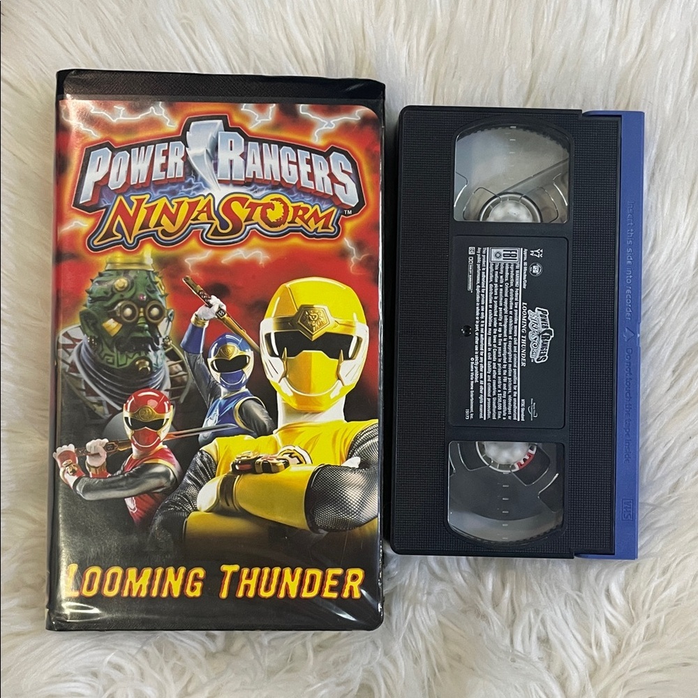 Vintage Power Rangers Ninja Storm Looming Thunder VHS 2003